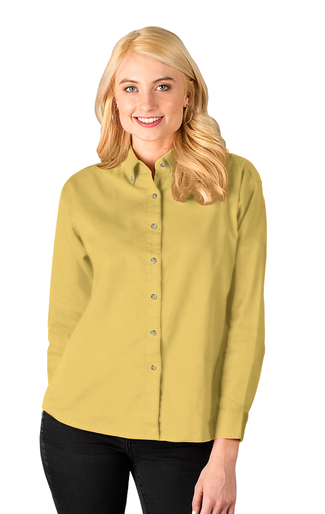 Ladies' L/S 100% Cotton Twill Shirt 30