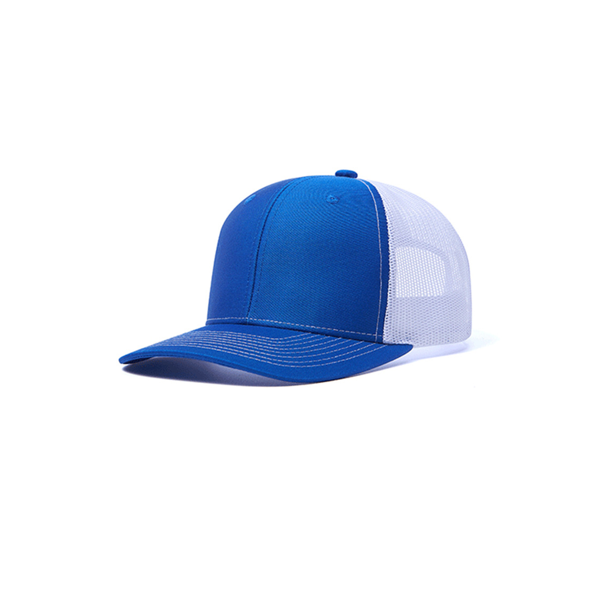 Brushed Cotton Mesh Trucker Cap Adjustable Fit 12
