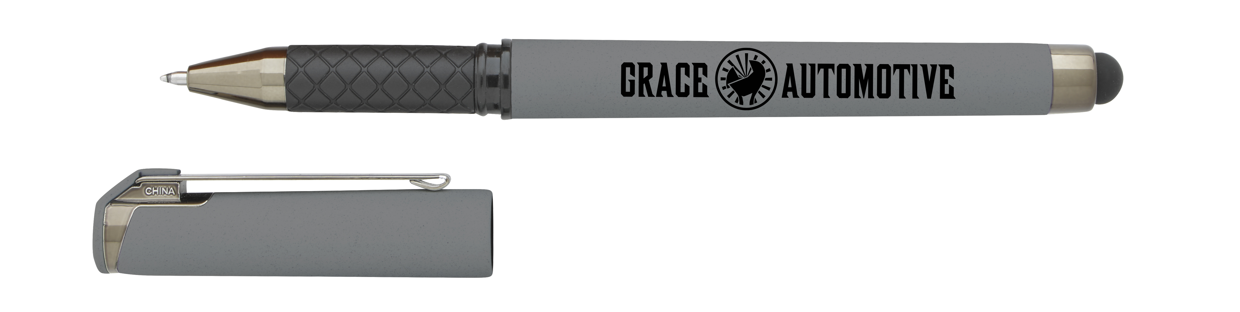 Good Value™ Cali Stylus Gunmetal Suede RABS Pen 3