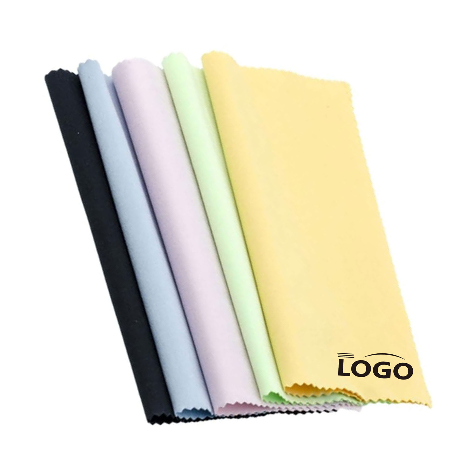 6x6 Inch Multicolor Microfiber Glasses Cleaning Cloths 3