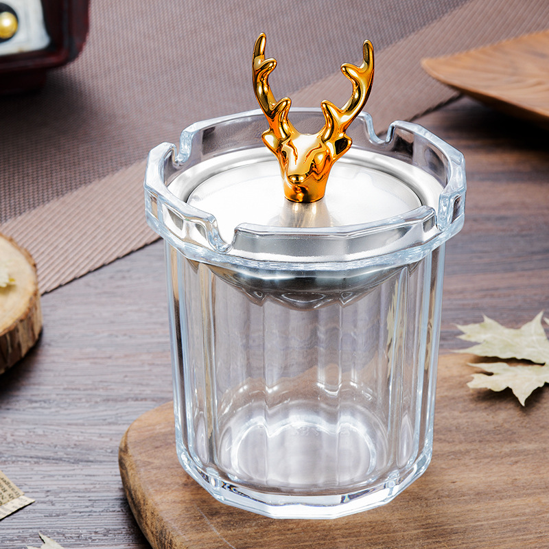 Ashtray with Lid for Cigarette 7