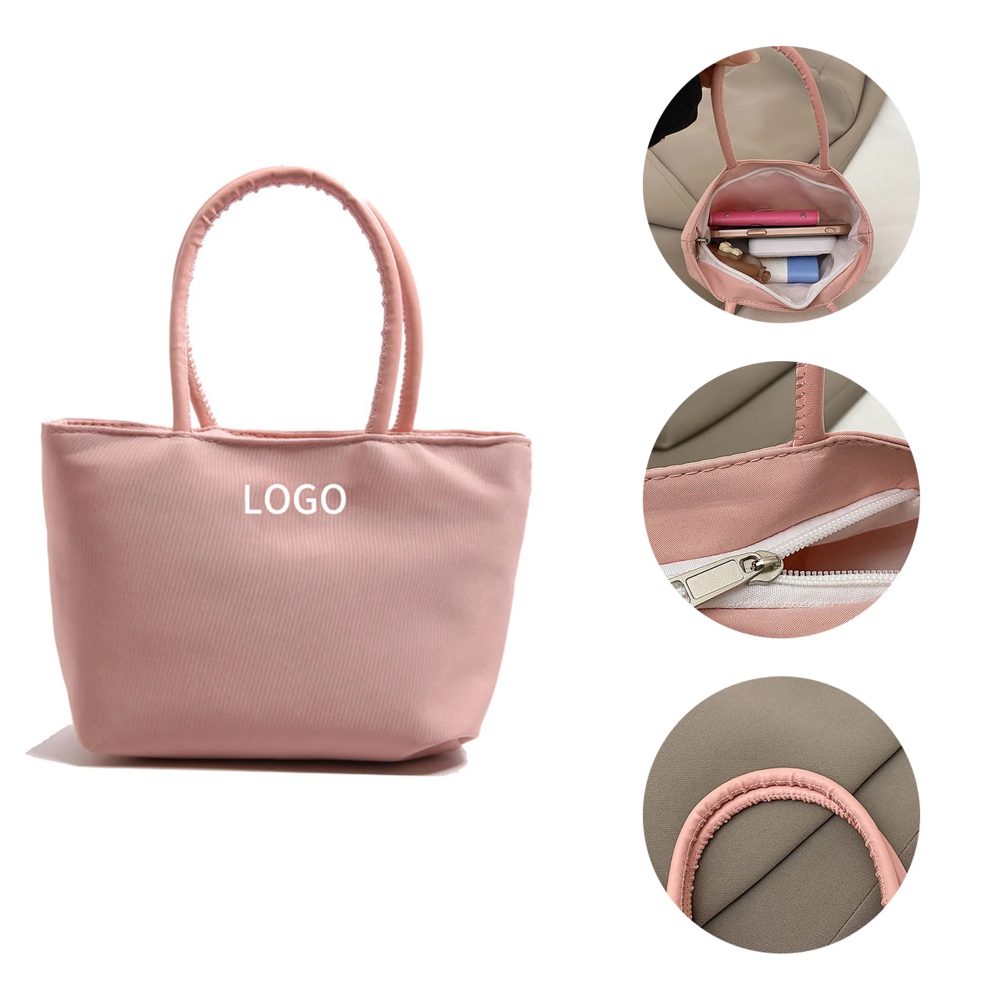 Eco-Friendly Tote Accessory With Logo For Shopping