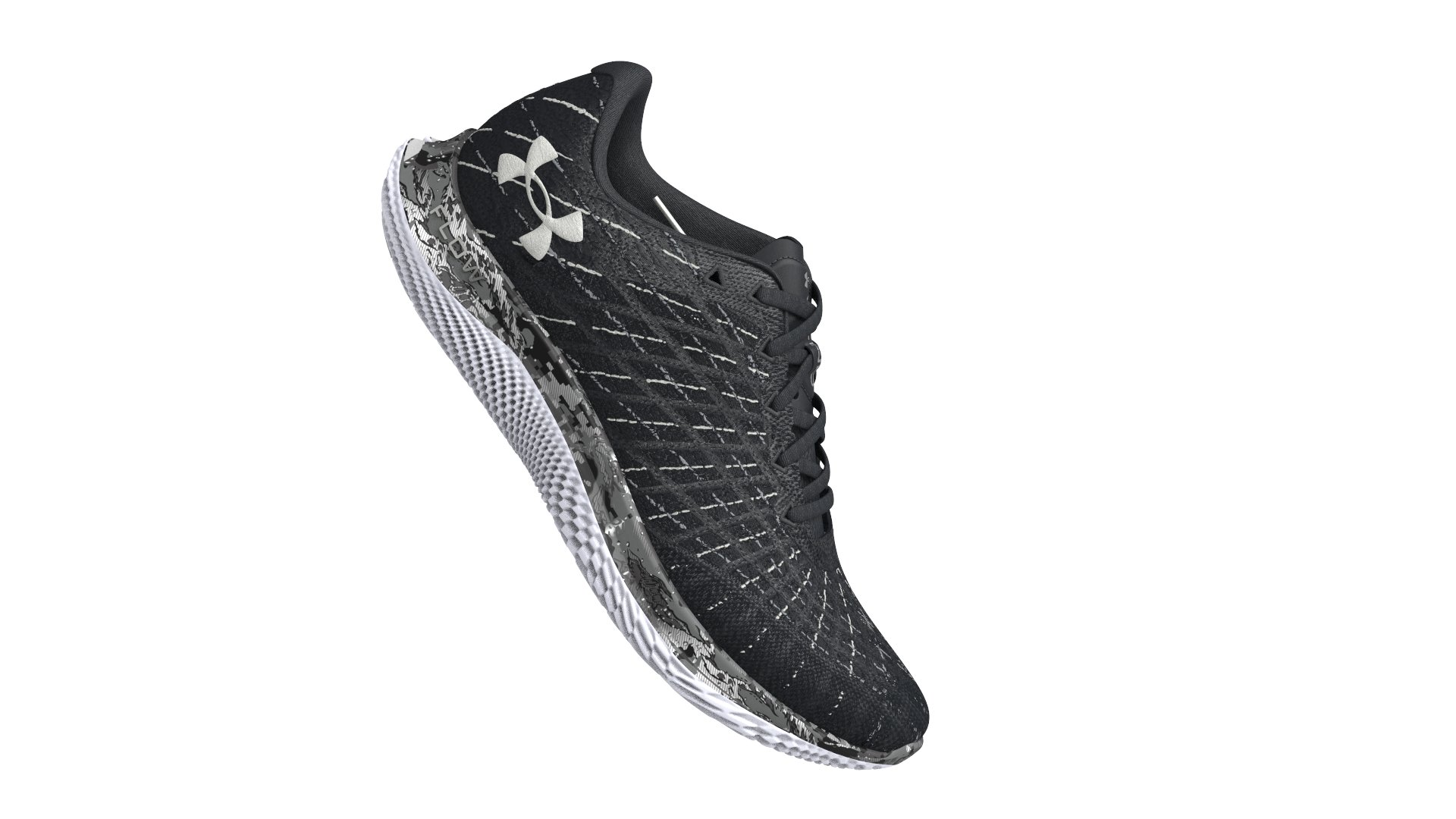 Men's UA Flow Velociti Wind Reflect Camo Running Shoes 2