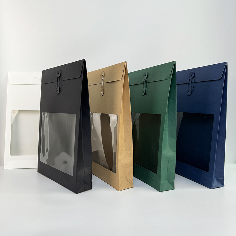 Kraft Paper Bag With Window 1