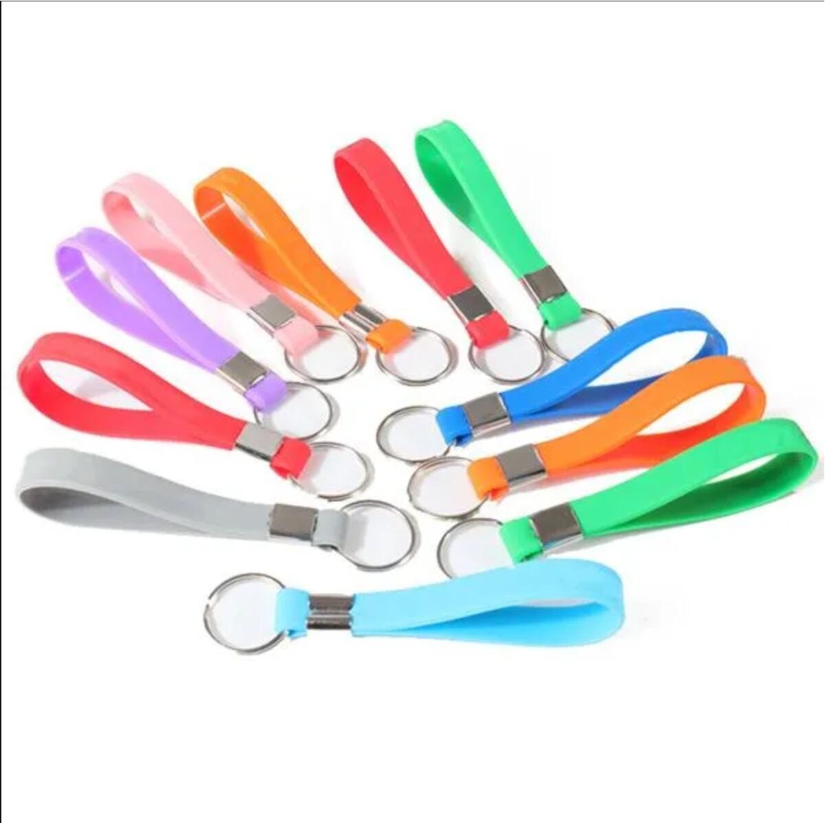 Silicone Wristband Keychain 2