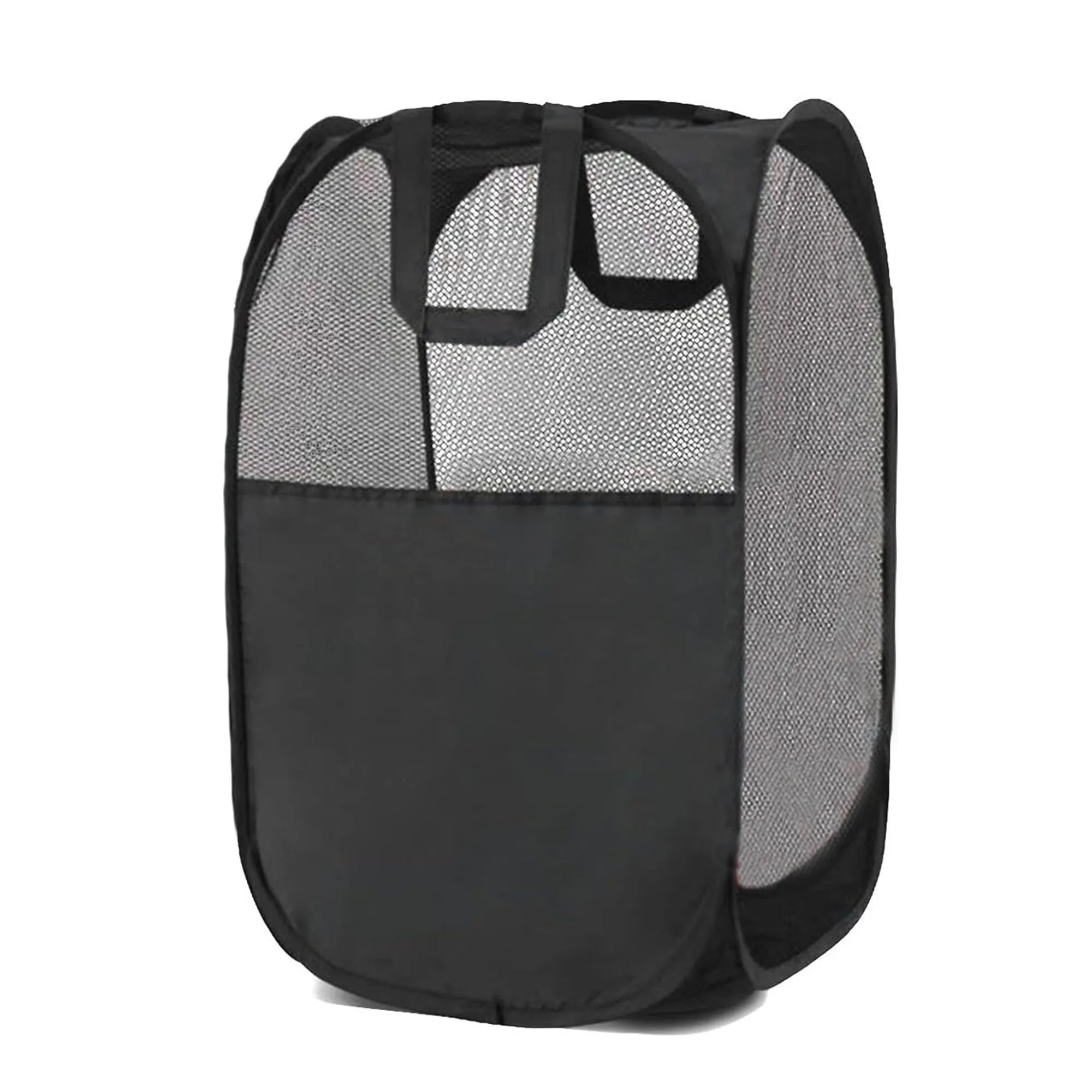 Durable Handle Collapsible Mesh Laundry Basket 8