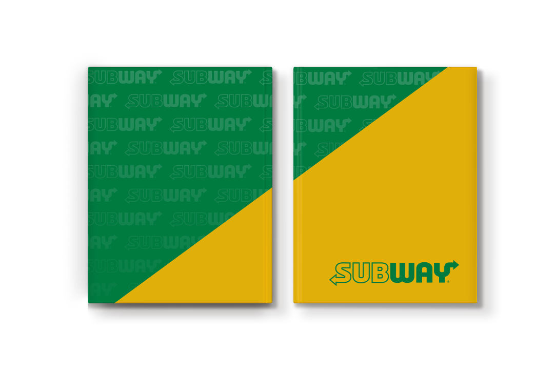 Full Color Custom Medium Hardcover Layflat Notebook