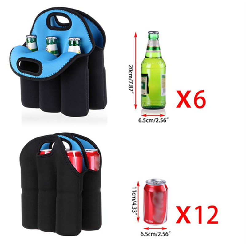 Six Pack Neoprene Cooler Wine-bottle Bag 2