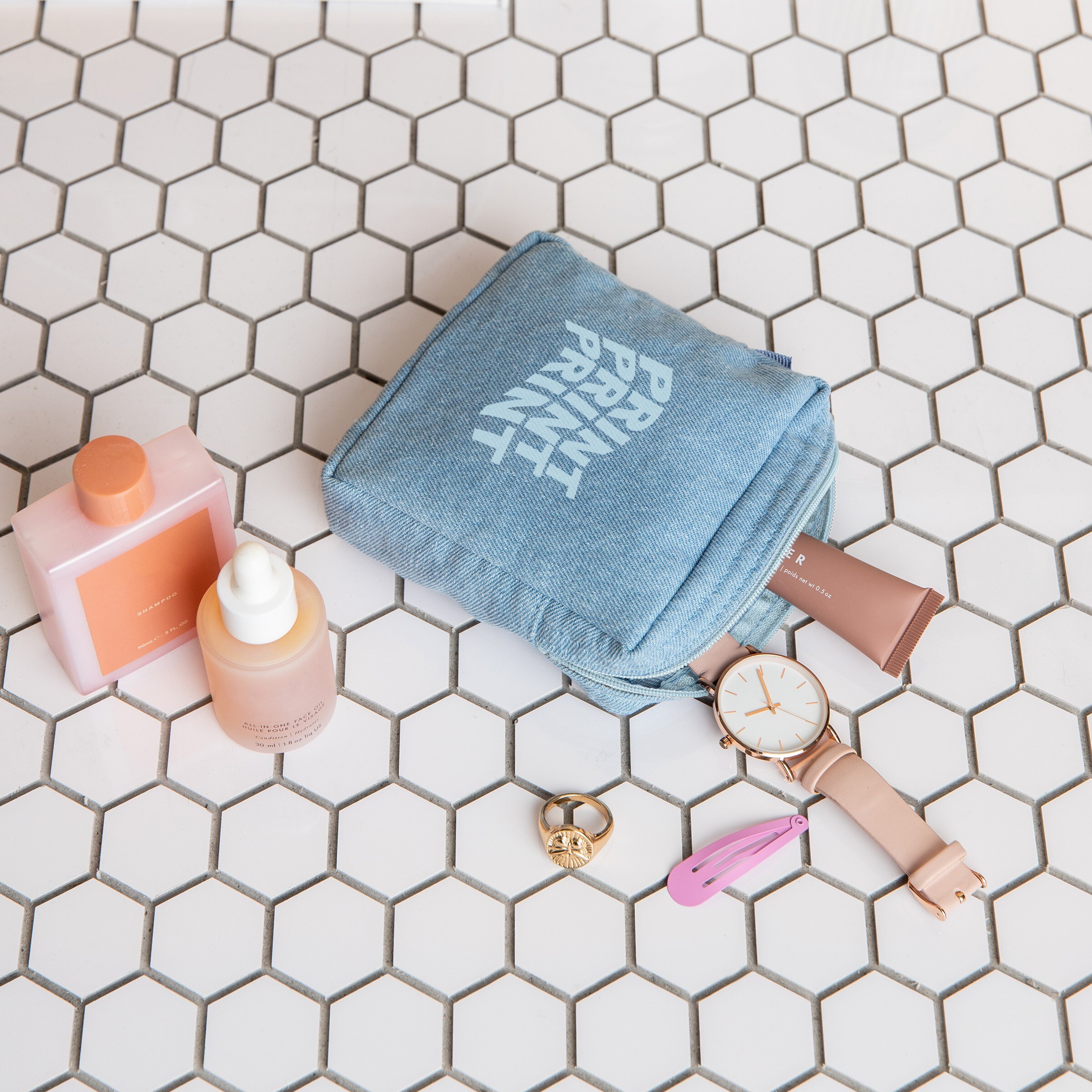 MOD POUCH - SMALL - DENIM