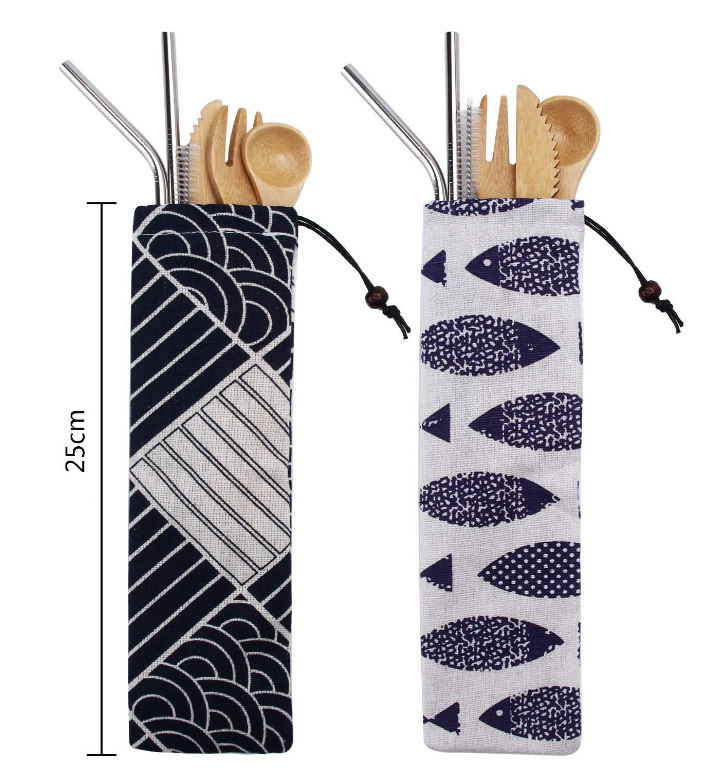 Bamboo Travel Utensils 1