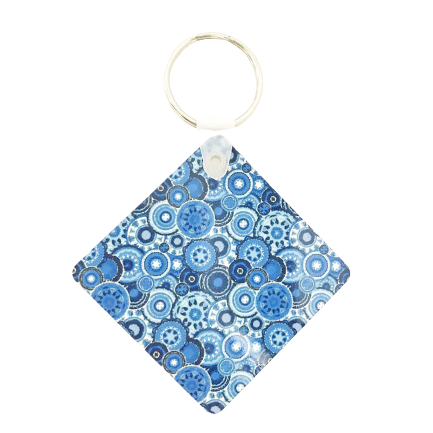 Diamond Shape MDF Keychain 4