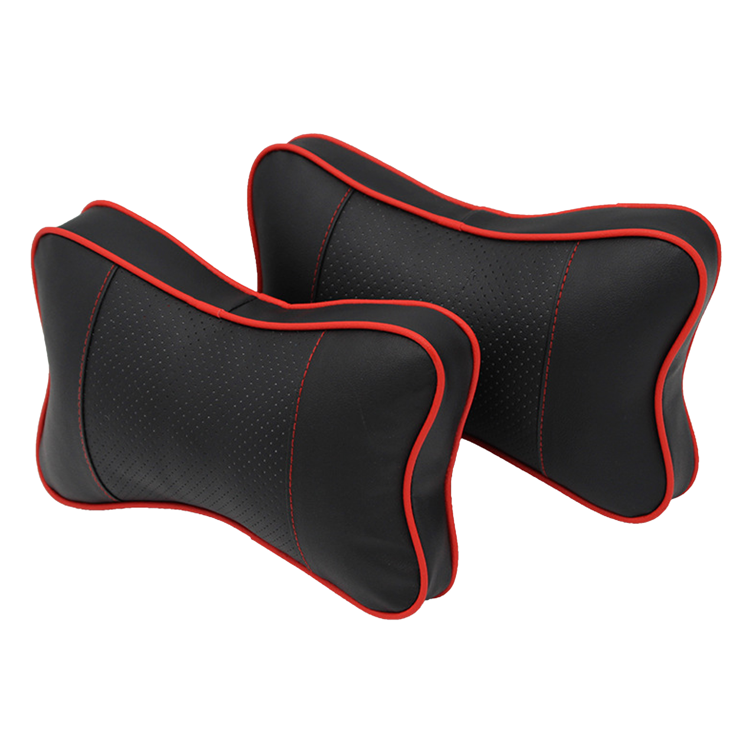 Faux Leather Car Neck Protection Pillow 4