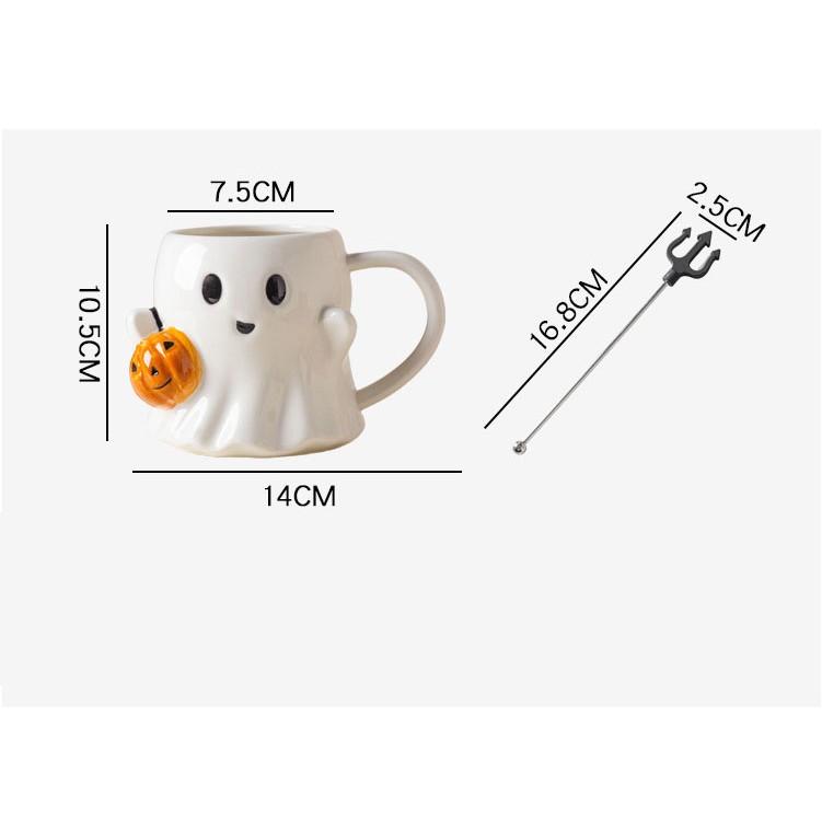 20OZ Halloween Ceramic Mug 3