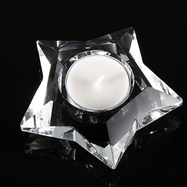 Star Shape Crystal Tealight Candle Holder 3