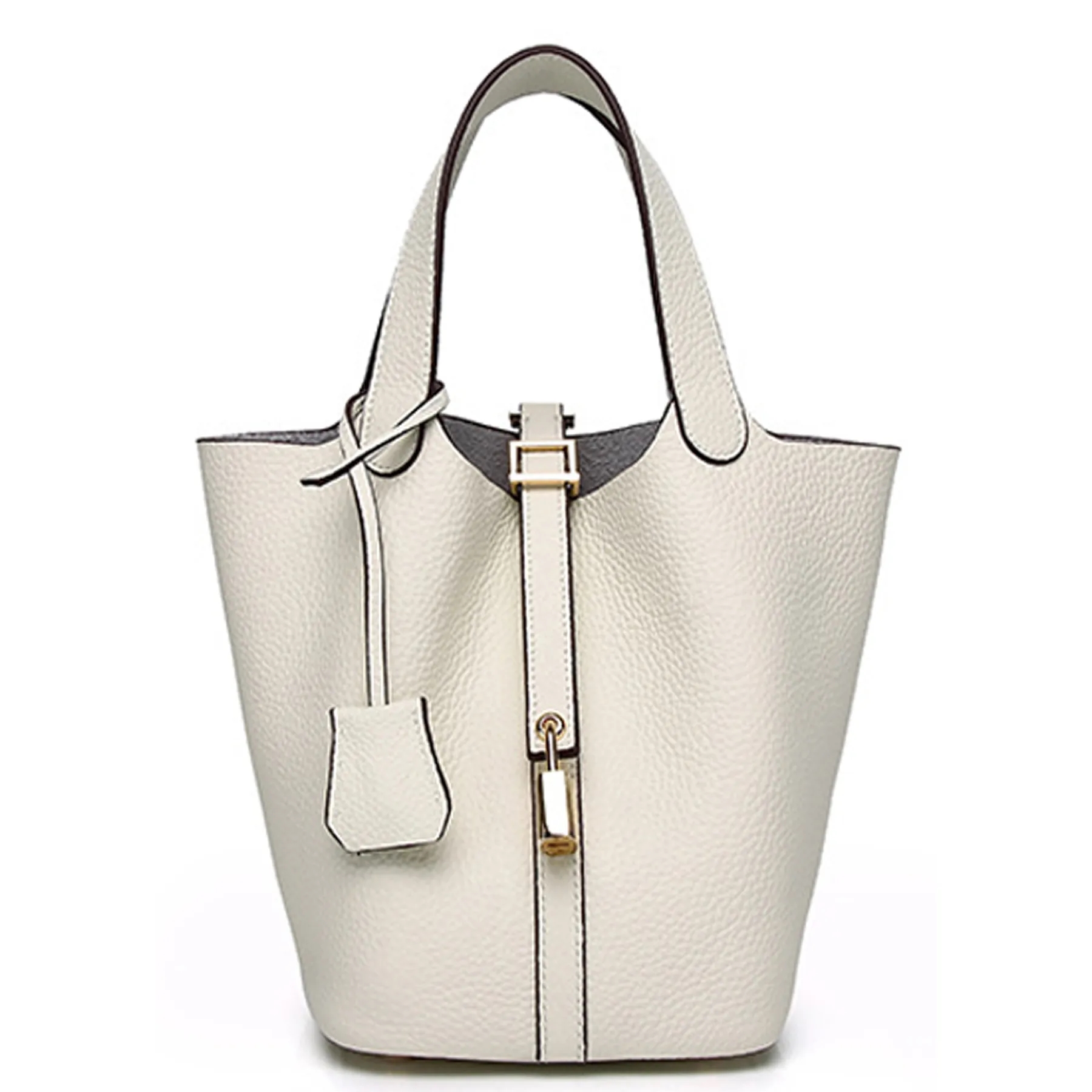 Ladies Leather Tote Bag, custom tote bag with logo imprint 5