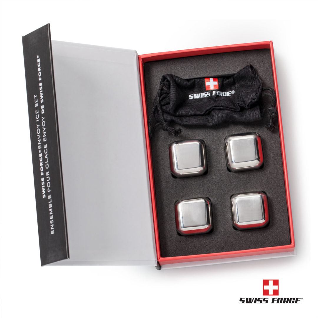 Swiss Force® S/S Ice Cubes & 2 RIEDEL Spey OTR 3
