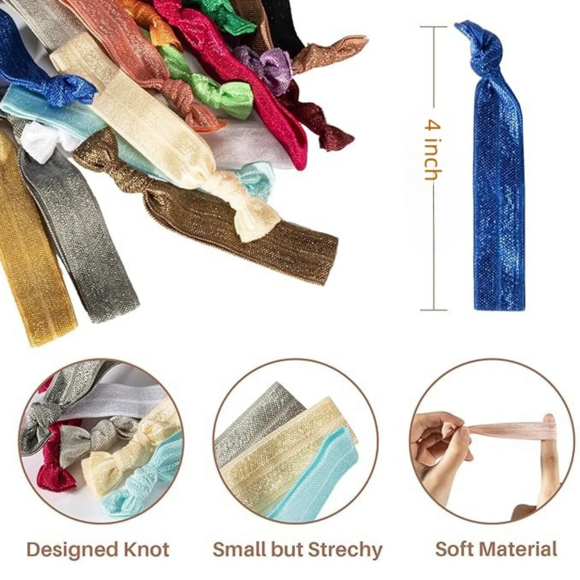 Knotted Elastic Hair Tie 3