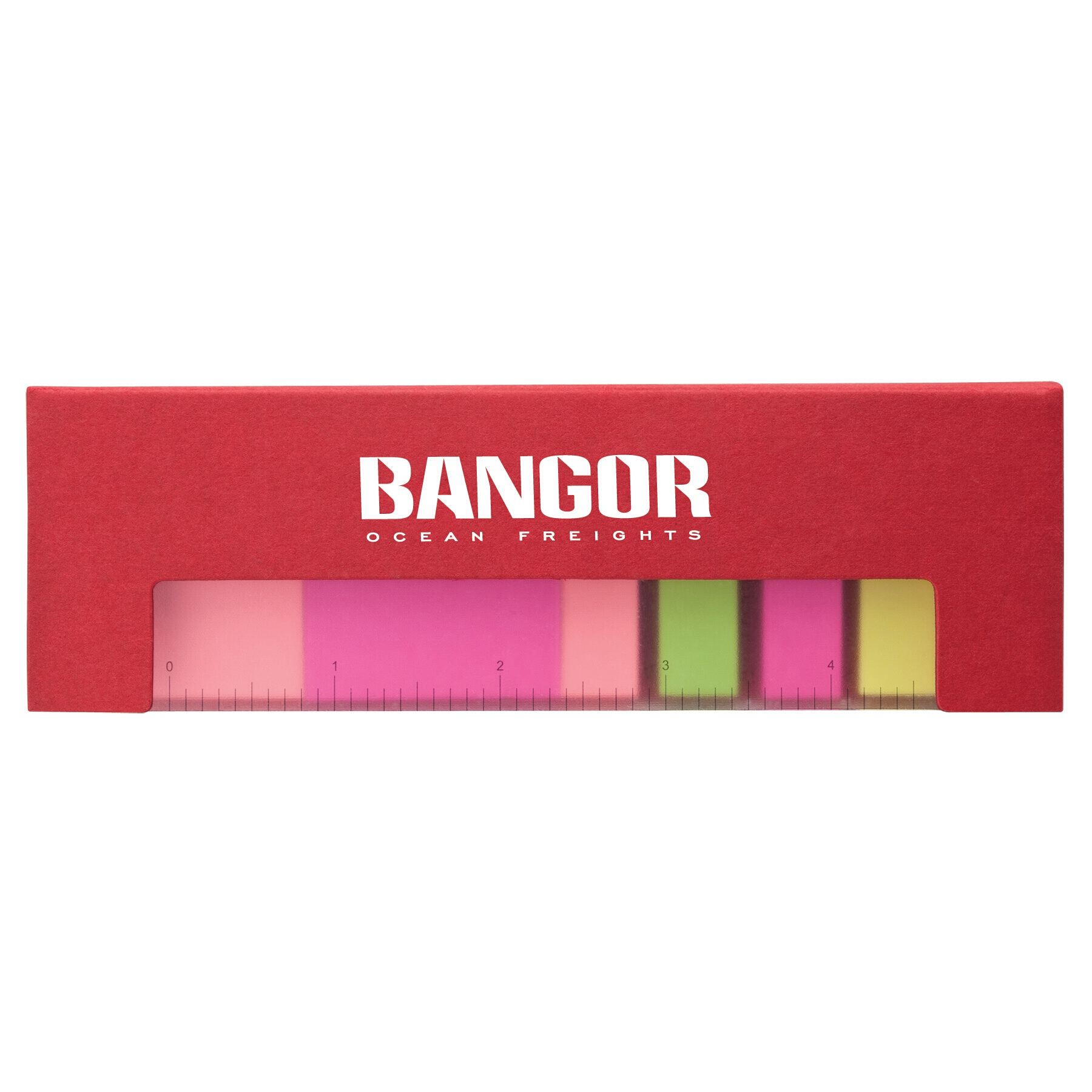 Canmore Note, Flag & Ruler Set, custom desk accessory with logo imprint 10