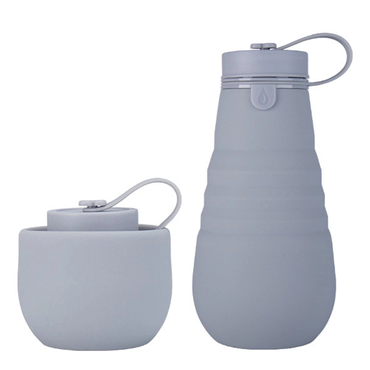 17 Oz Collapsible Silicone Water Bottle 3