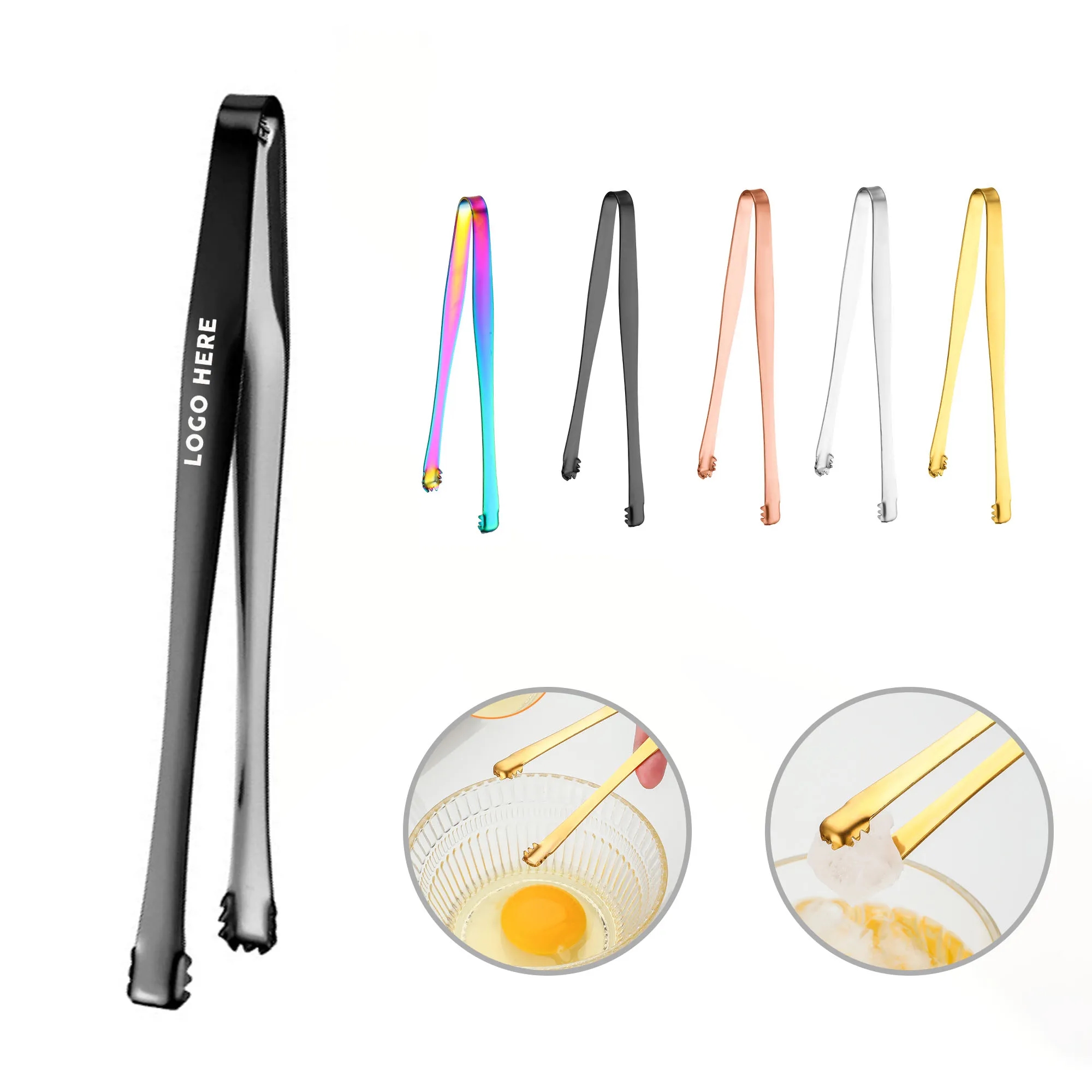 Stainless Steel Kitchen Ice Tongs 2
