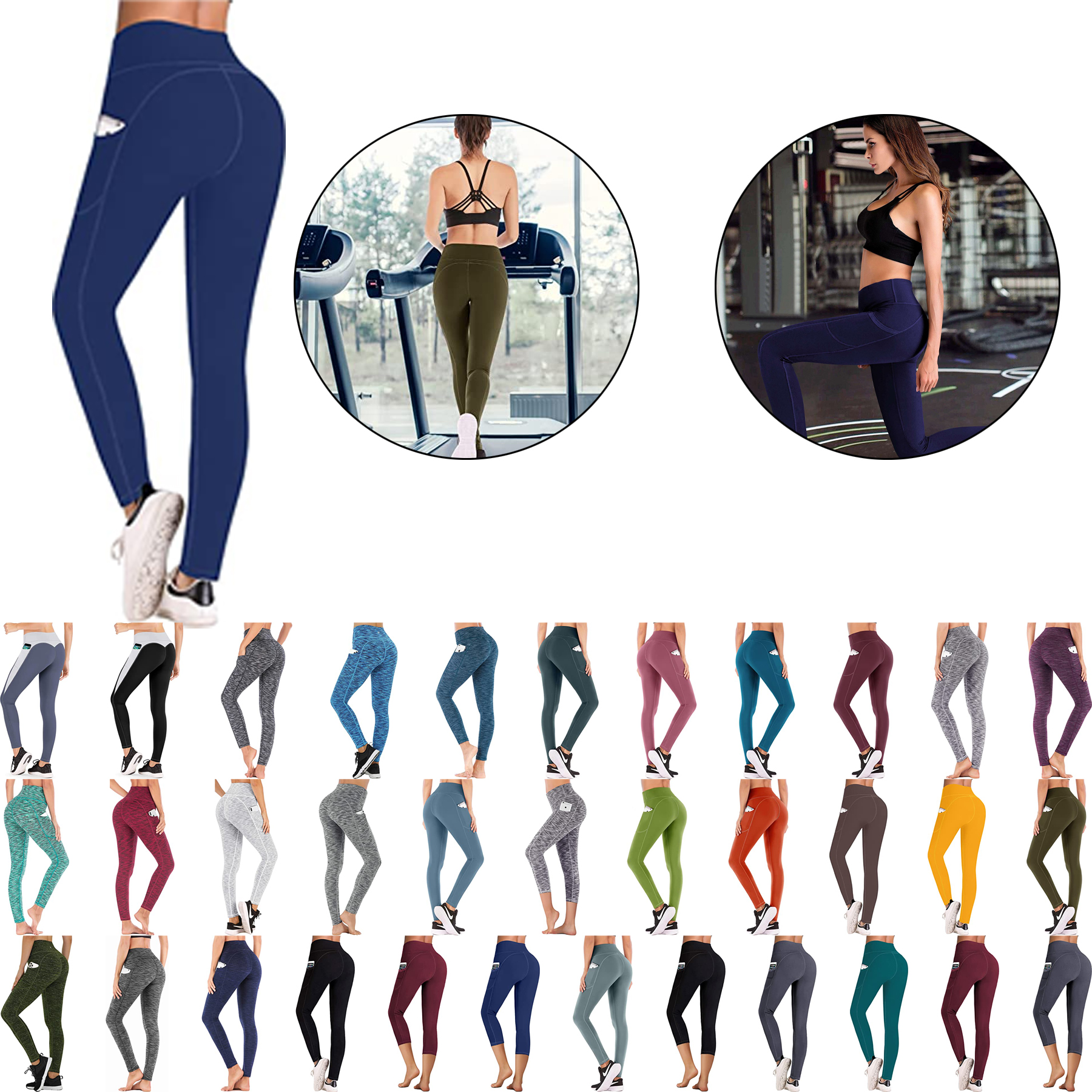 Women High Waist Yoga Pants 3
