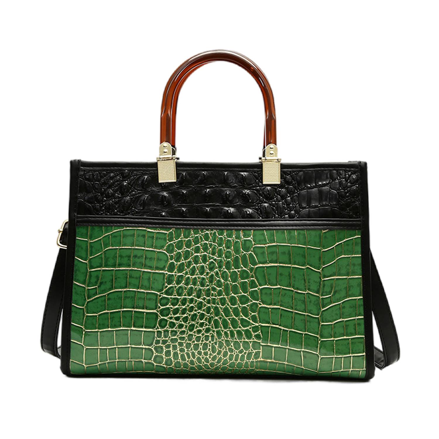 PU Leather Leopard Tote Crossbody Bag 2