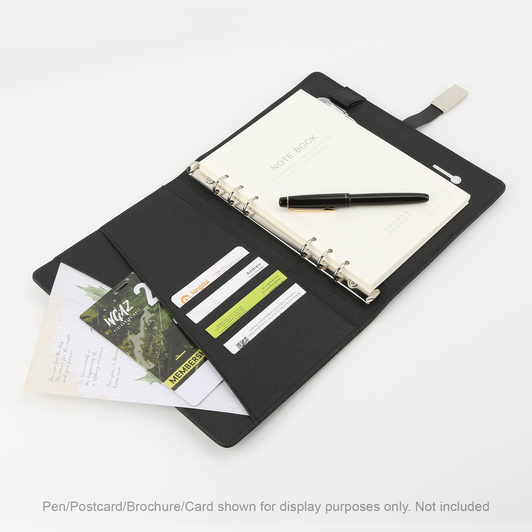 Executive 8000mAh Charging Portfolio With 16GB USB Drive 8