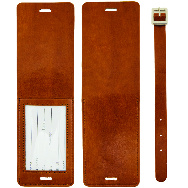 New Age Italian PU Leather Luggage Tag 39