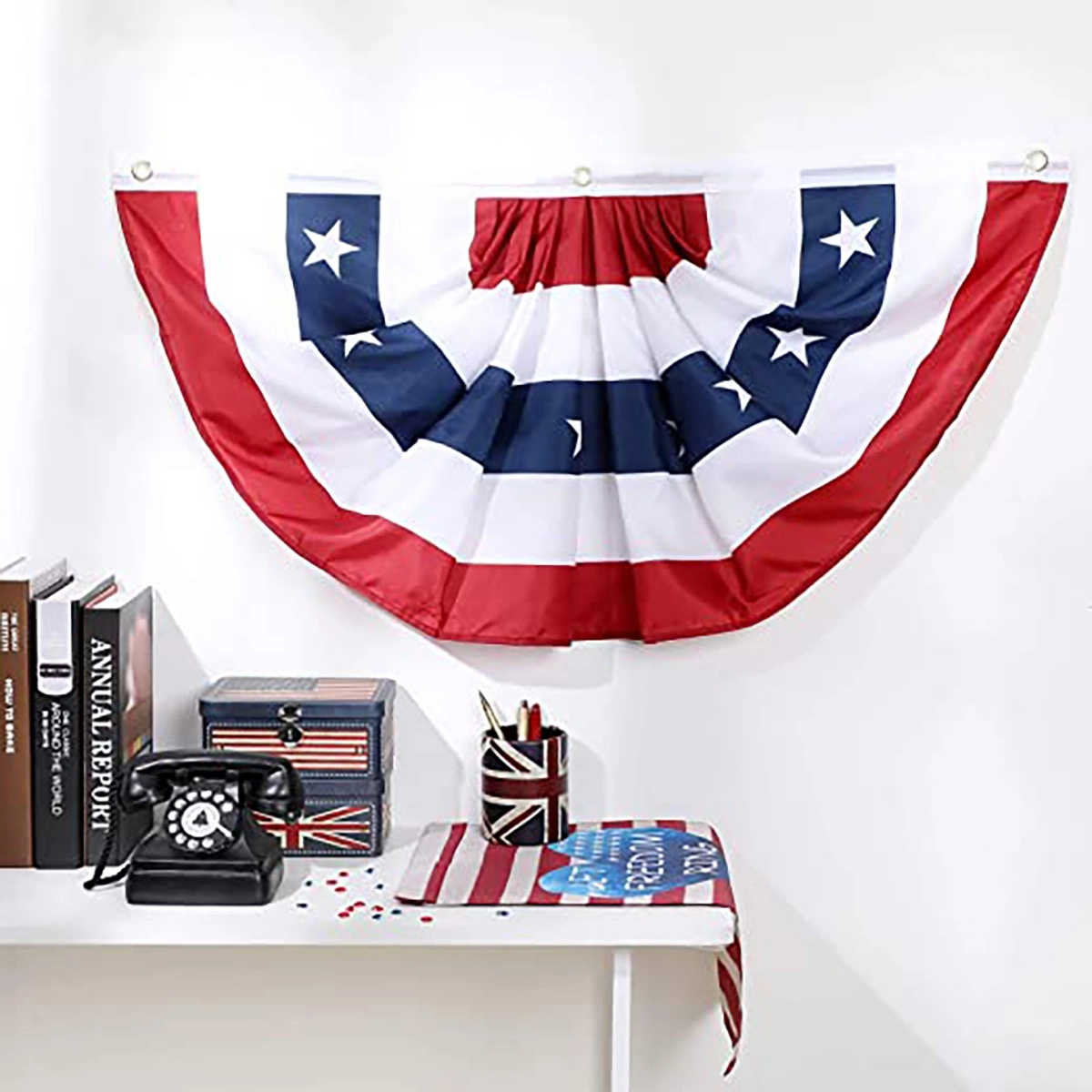Patriotic American Bunting Flag Banner 8