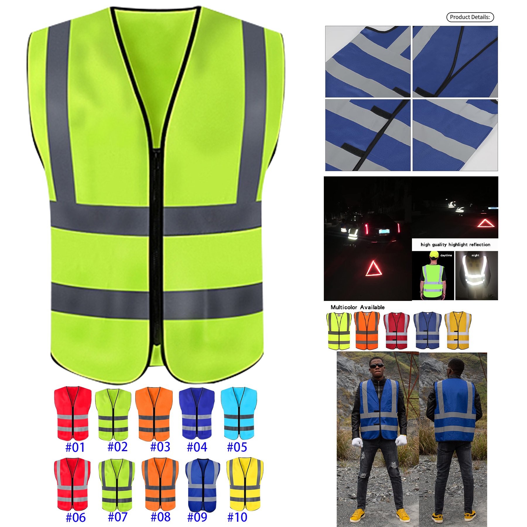 High Visibility Reflective Vests 2
