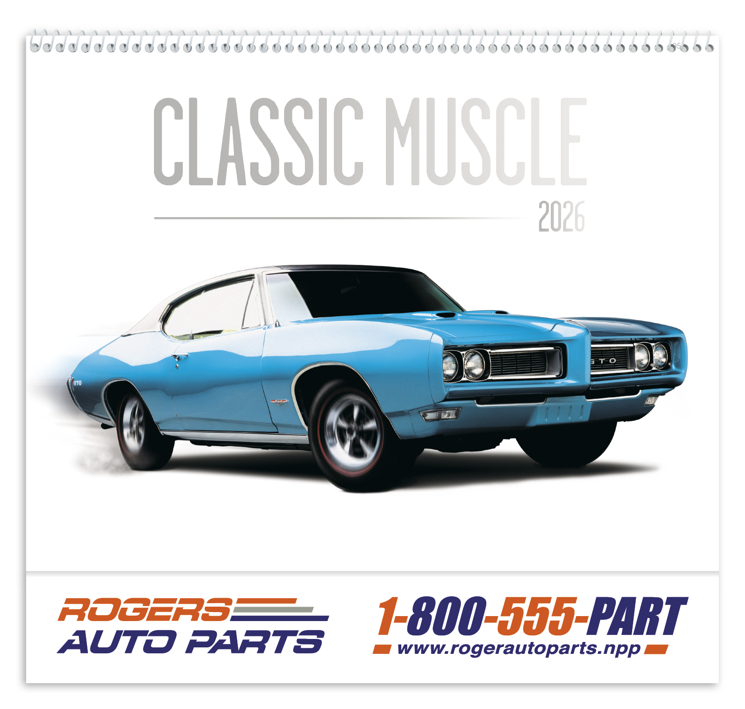 Triumph® Calendars Classic Muscle Cars Calendar 13