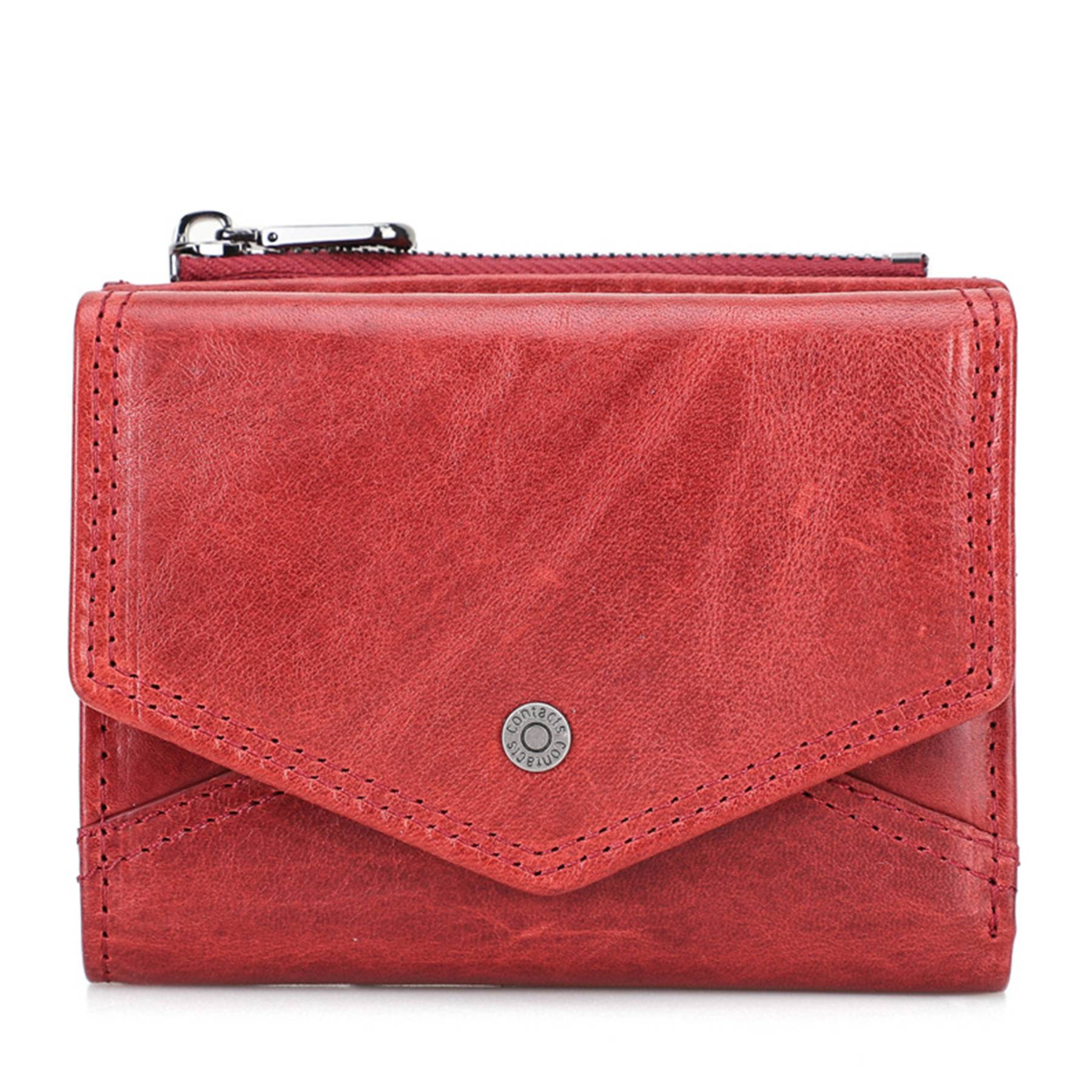 Genuine Leather RFID Anti-thief Zippered Wallet 7
