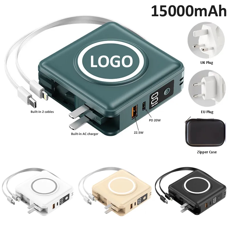 15000mAh Multifunctional Fast Charging Power Bank 4