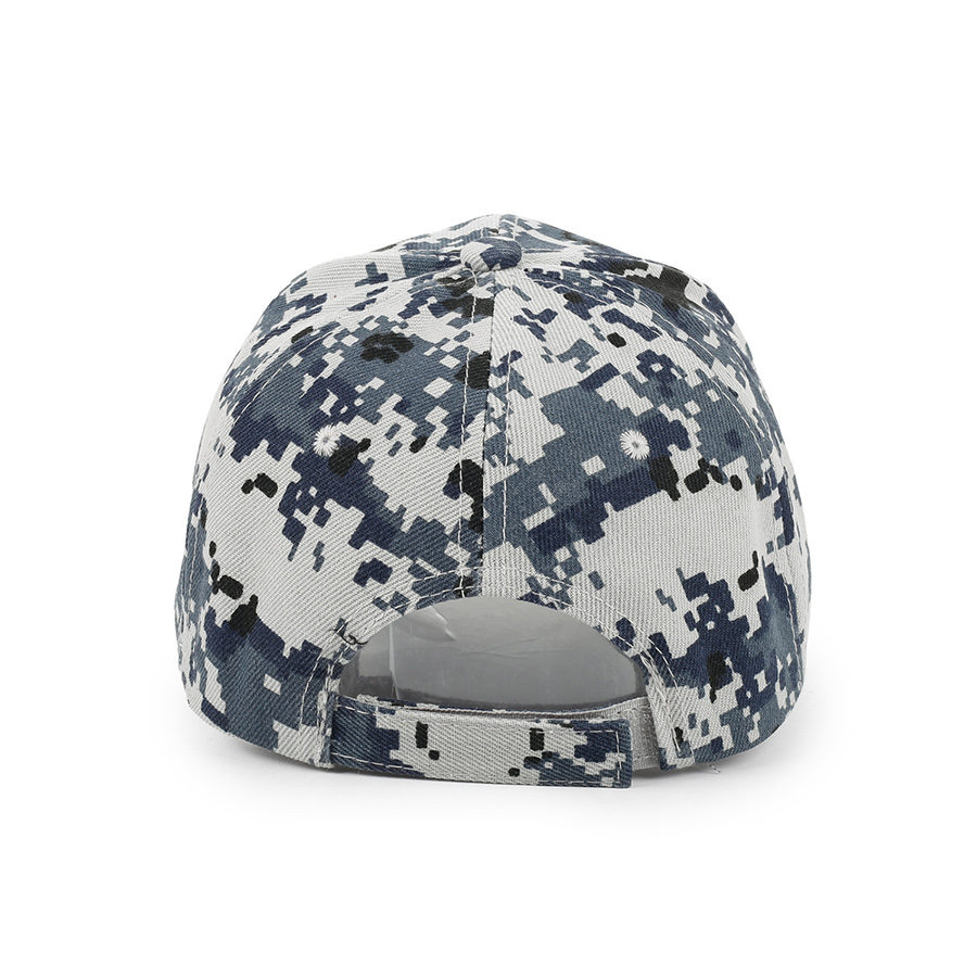 Stock Camo Polyester 6-Panel Baseball Cap 15