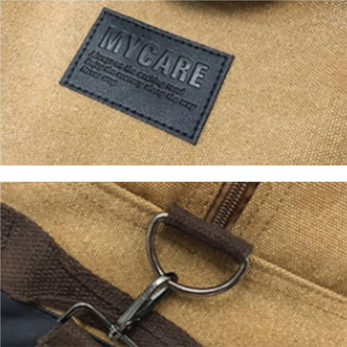 Wear-Resistant Canvas Travel Duffel Bag 3