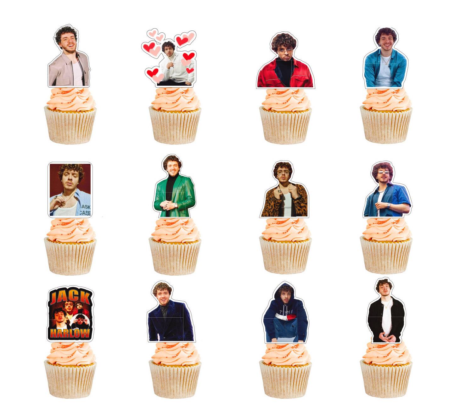 Theme Party Cupcake Toppers - Birthday Decoration Supplies 3