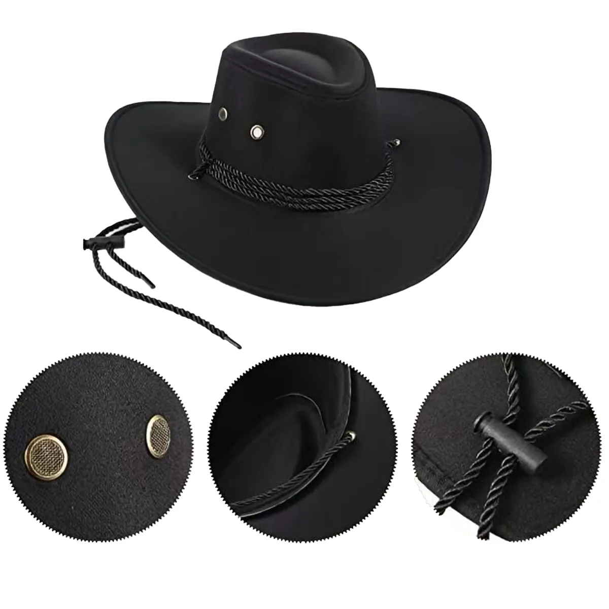 Classic Western Cowboy Hat for Outdoor 6