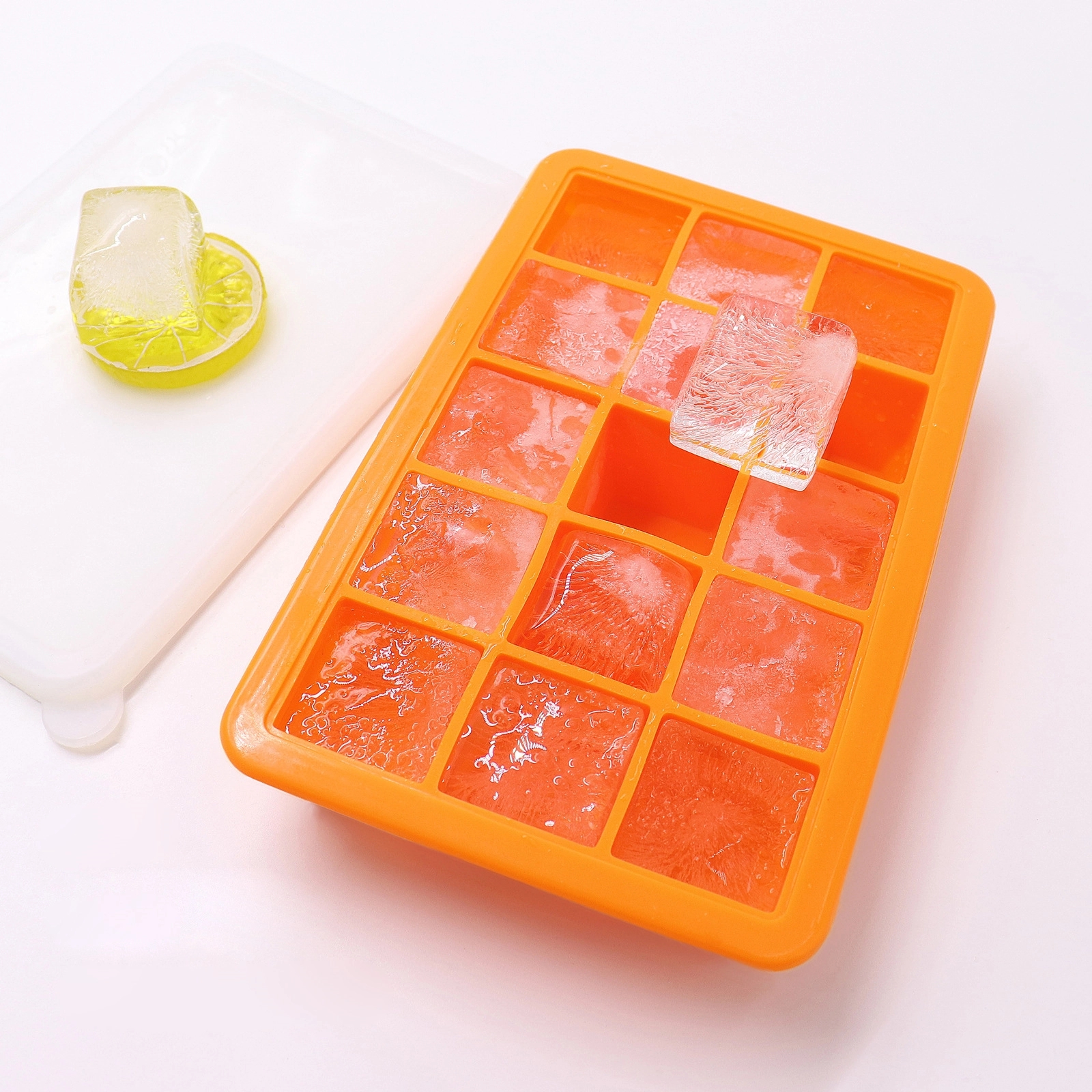 Custom Silicone Baby Food Storage & Ice Cube Freezer Tray 5