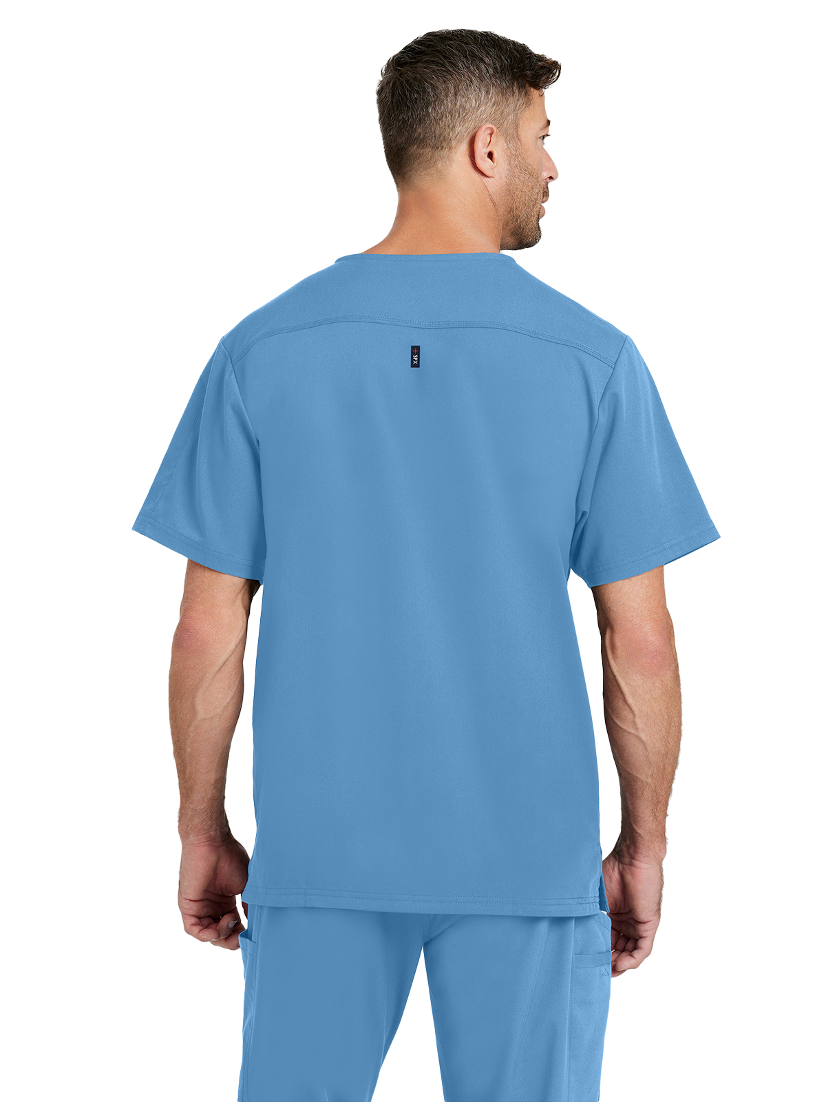 Grey's Anatomy Spandex Stretch - Men's Two-Pocket V-Neck Murphy Scrub Top 41