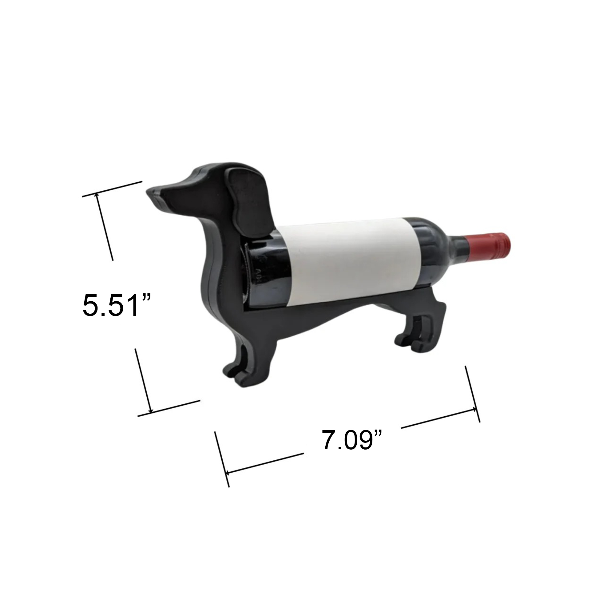 Dachshund Wine Bottle Holder ?C Fun and Stylish Wine Display 3
