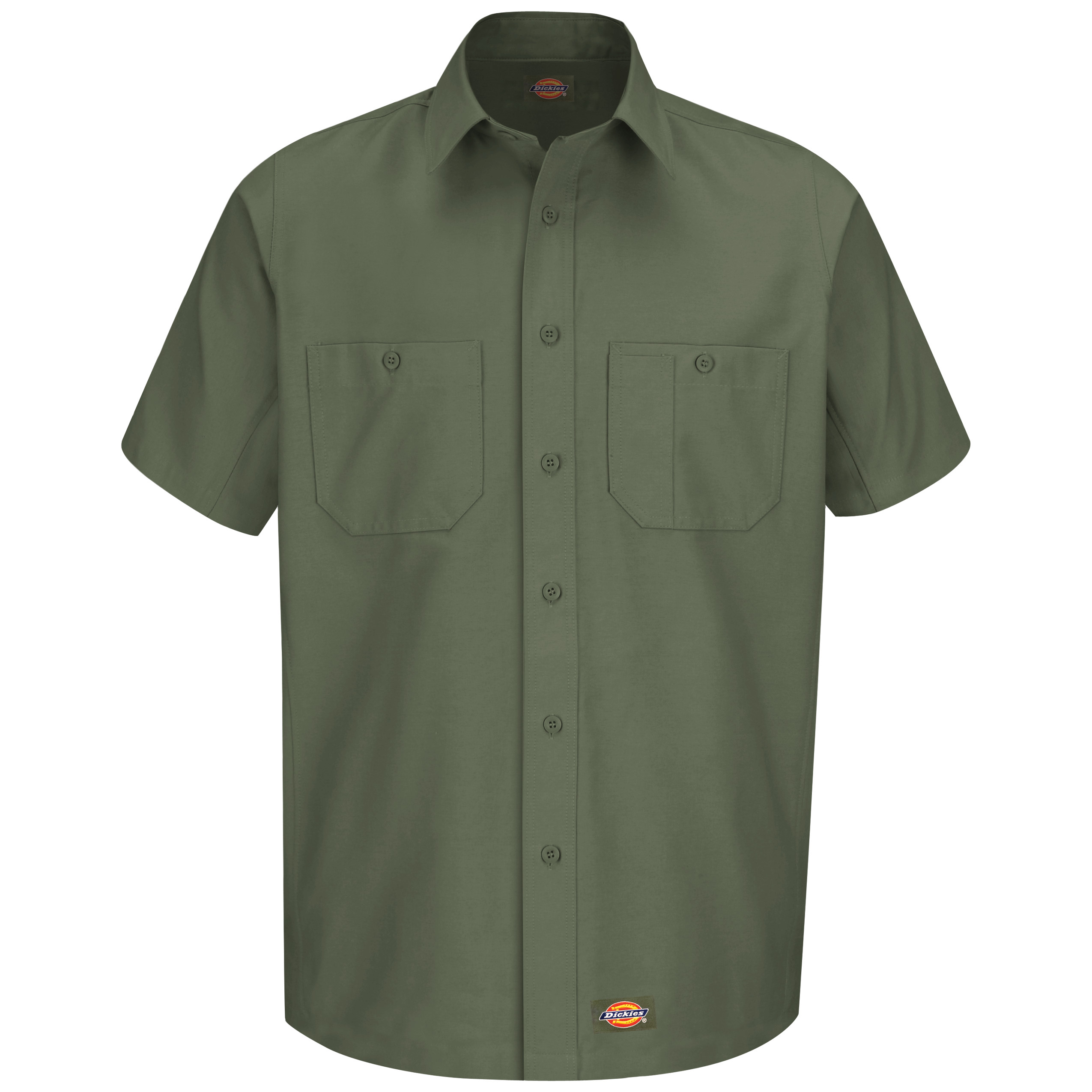 Dickies® Men's Canvas Short-Sleeve Work Shirt 6