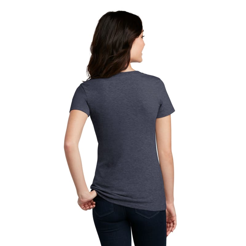District Women's Perfect Blend CVC V-Neck Tee. 28