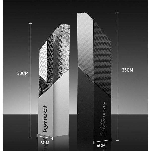 Unique Design Forest Crystal Metal Award 3