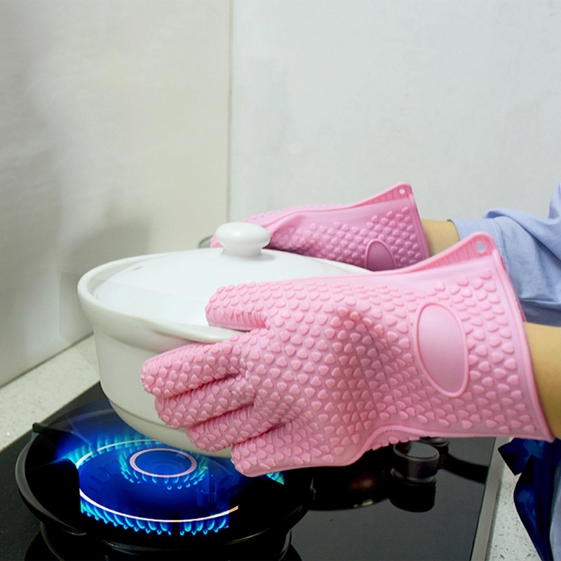 Custom Gift Silicone Baking Oven Mitt & BBQ Gloves 6