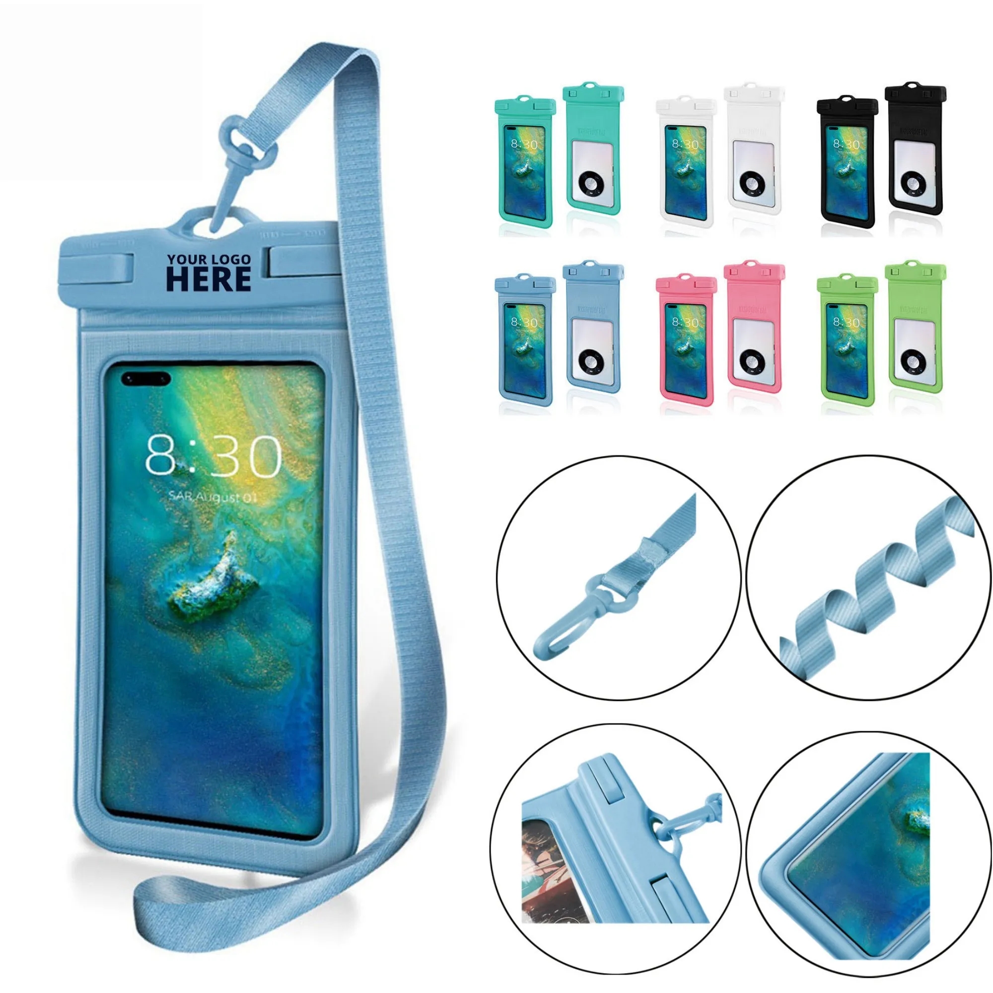Universal Waterproof Phone Pouch With Lanyard