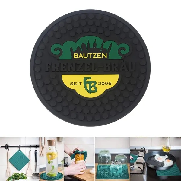 The Great Gift's Choice of OEM Soft PVC Silicone Coasters 3