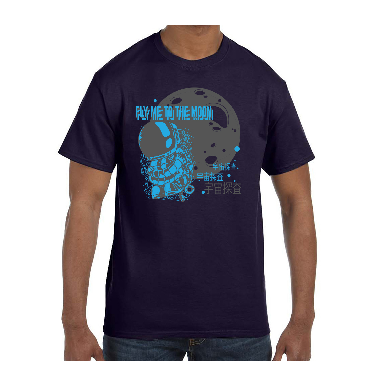 Gildan™ 5.3 oz Cotton Pre-Shrunk T-Shirt (2 Color Imprint) 49