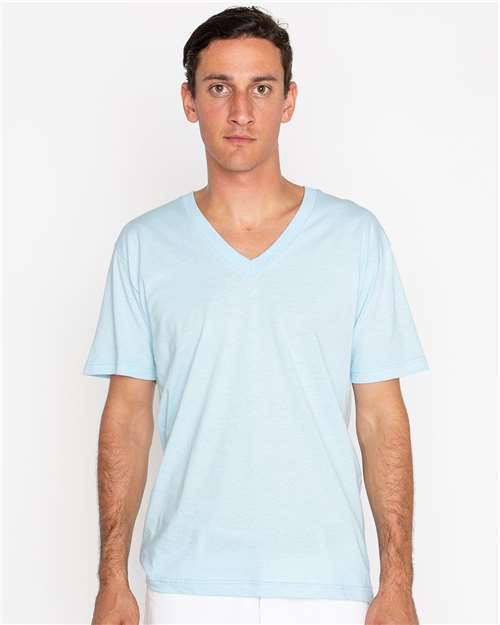 Unisex USA-Made Fine Jersey V-Neck T-Shirt - 24056 27