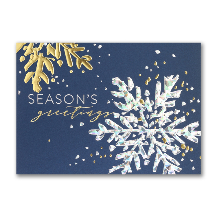 Midnight Snowflake Card 1
