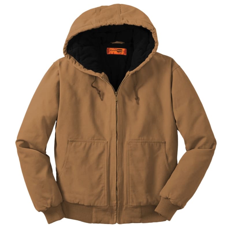 CornerStone Washed Duck Cloth Insulated Hooded Work Jacket. 4